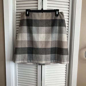 Loft Plaid Skirt